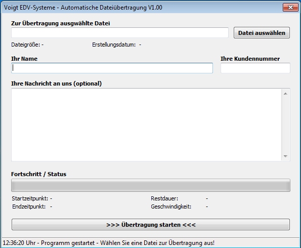 Programmfenster